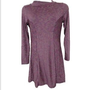 Prana Dress Size Small Purple Long Sleeve